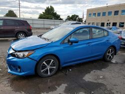 Subaru Impreza salvage cars for sale: 2022 Subaru Impreza Premium