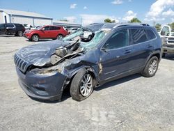 Jeep salvage cars for sale: 2019 Jeep Cherokee Latitude