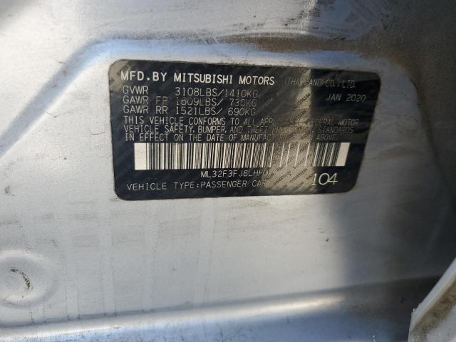 2020 Mitsubishi Mirage G4 ES