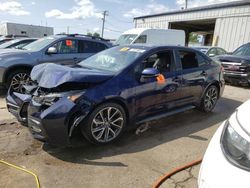 Salvage cars for sale from Copart Chicago Heights, IL: 2021 Toyota Corolla SE