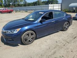 Honda Accord salvage cars for sale: 2017 Honda Accord Sport