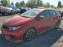 Scion salvage cars for sale: 2016 Scion IM