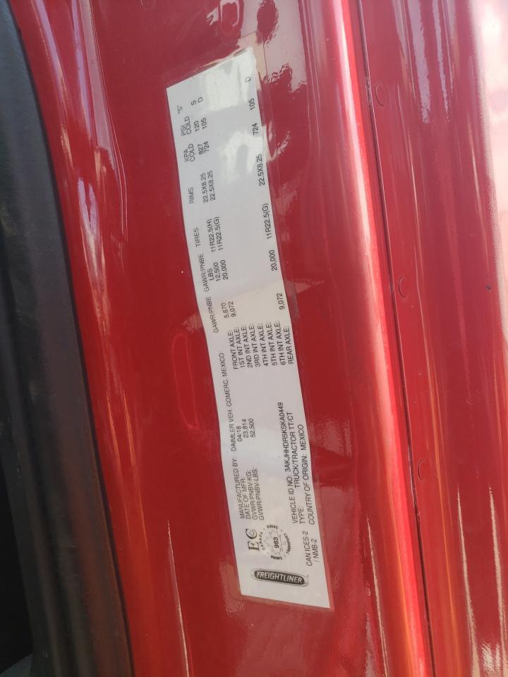 2019 Freightliner Cascadia 126