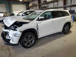 2019 Toyota Highlander Limited en venta en Eldridge, IA