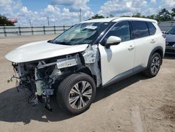 Nissan Rogue salvage cars for sale: 2021 Nissan Rogue SV