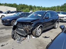 Salvage cars for sale from Copart Exeter, RI: 2017 Nissan Rogue S