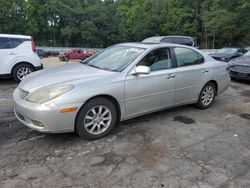 Lexus salvage cars for sale: 2002 Lexus ES 300