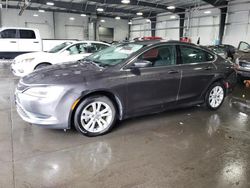 Chrysler 200 salvage cars for sale: 2015 Chrysler 200 Limited