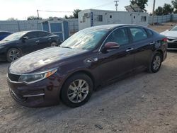 KIA Optima salvage cars for sale: 2016 KIA Optima LX