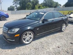 Mercedes-Benz c-Class salvage cars for sale: 2012 Mercedes-Benz C 250