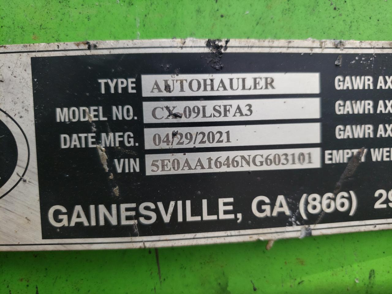 2022 Cottrell Trailer