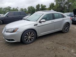 Chrysler salvage cars for sale: 2012 Chrysler 200 S