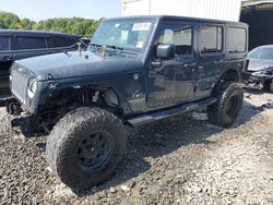 Jeep Wrangler salvage cars for sale: 2017 Jeep Wrangler Unlimited Sahara