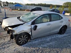 Toyota Corolla salvage cars for sale: 2015 Toyota Corolla L