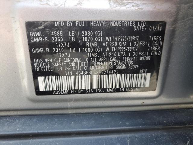 2014 Subaru Outback 2.5I Limited