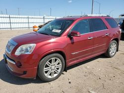 GMC Acadia den salvage cars for sale: 2011 GMC Acadia Denali