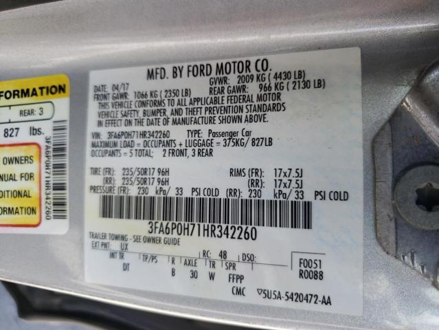 2017 Ford Fusion SE