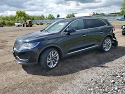 Lincoln salvage cars for sale: 2016 Lincoln MKX Reserve