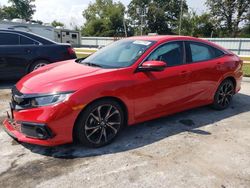 Honda salvage cars for sale: 2019 Honda Civic Sport