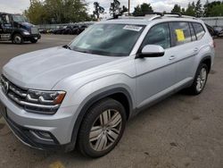 Volkswagen Atlas salvage cars for sale: 2019 Volkswagen Atlas SEL