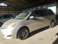 Toyota Sienna ce salvage cars for sale: 2006 Toyota Sienna CE