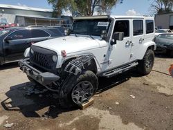 Jeep salvage cars for sale: 2015 Jeep Wrangler Unlimited Sahara