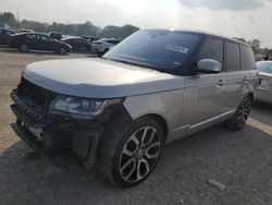 Land Rover salvage cars for sale: 2016 Land Rover Range Rover HSE