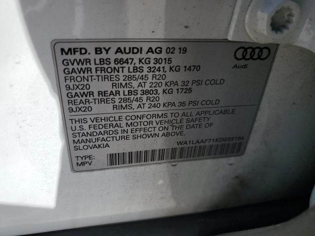 2019 Audi Q7 Premium Plus