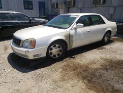 Cadillac Deville salvage cars for sale: 2001 Cadillac Deville DHS