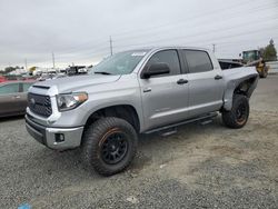 Toyota Tundra salvage cars for sale: 2021 Toyota Tundra Crewmax SR5