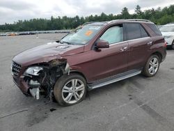 Mercedes-Benz salvage cars for sale: 2013 Mercedes-Benz ML 350 4matic