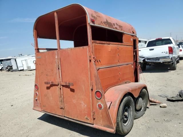 1972 Circ Horse Trailer