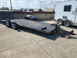 Trail King salvage cars for sale: 2013 Trail King 15 FT Flat