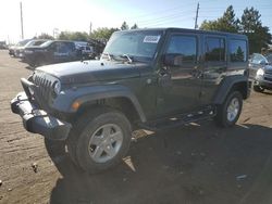 Jeep Wrangler salvage cars for sale: 2015 Jeep Wrangler Unlimited Sport