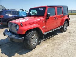 Vehiculos salvage en venta de Copart Wichita, KS: 2015 Jeep Wrangler Unlimited Sport