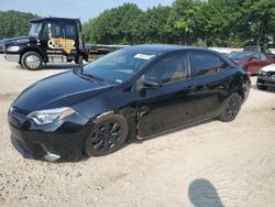 Salvage cars for sale from Copart North Billerica, MA: 2015 Toyota Corolla L