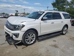 Ford salvage cars for sale: 2019 Ford Expedition Max Platinum