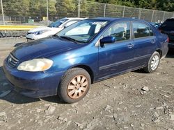 Toyota Corolla salvage cars for sale: 2003 Toyota Corolla CE