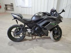 Salvage motorcycles for sale at Hurricane, WV auction: 2024 Kawasaki EX650 R