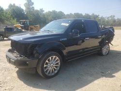 Ford f-150 salvage cars for sale: 2018 Ford F150 Supercrew