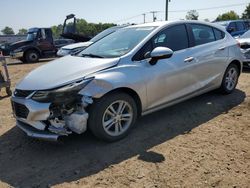 Chevrolet salvage cars for sale: 2017 Chevrolet Cruze LT