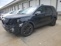 Ford Explorer salvage cars for sale: 2017 Ford Explorer XLT