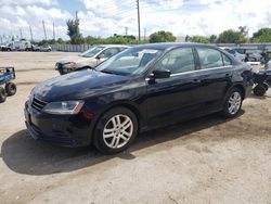 Salvage cars for sale from Copart Miami, FL: 2017 Volkswagen Jetta S