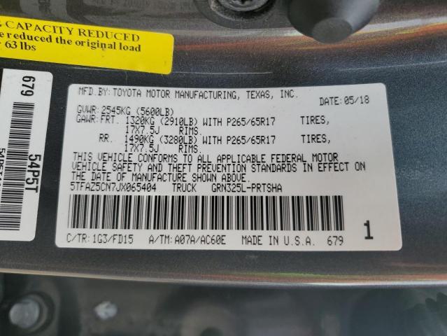 2018 Toyota Tacoma Double cab