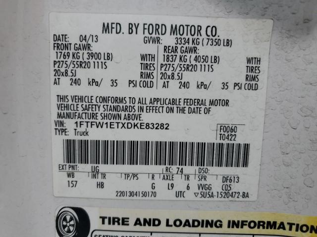 2013 Ford F150 Supercrew