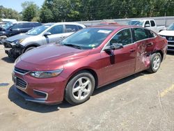 Chevrolet Malibu salvage cars for sale: 2016 Chevrolet Malibu LS