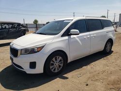 KIA salvage cars for sale: 2015 KIA Sedona LX