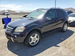 Mercedes-Benz salvage cars for sale: 2007 Mercedes-Benz ML 350