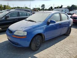 Chevrolet Aveo salvage cars for sale: 2005 Chevrolet Aveo Base