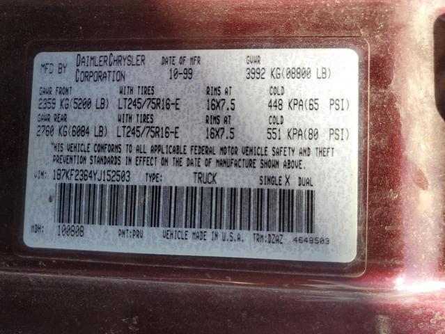 2000 Dodge Ram 2500